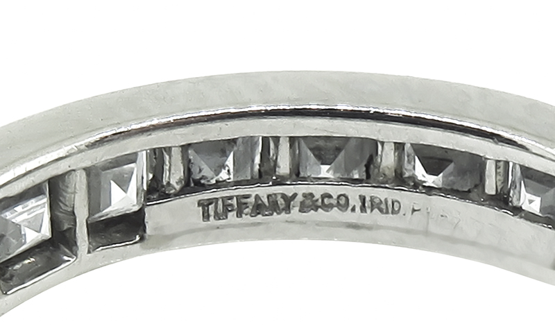 Estate Tiffany & Co 1.40ct Diamond Eternity Wedding Band