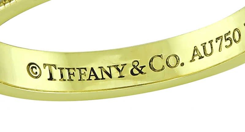 Estate Tiffany & Co Two Tone Wedding Band