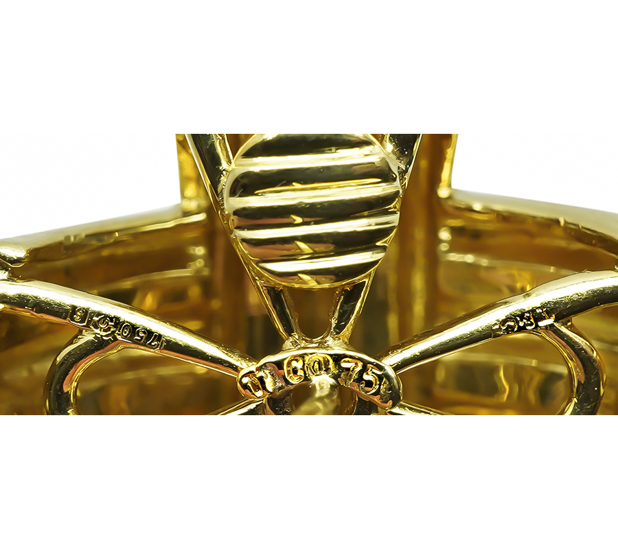 Estate Tiffany & Co Gold Earrings