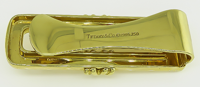 Estate Tiffany & Co Gold Money Clip