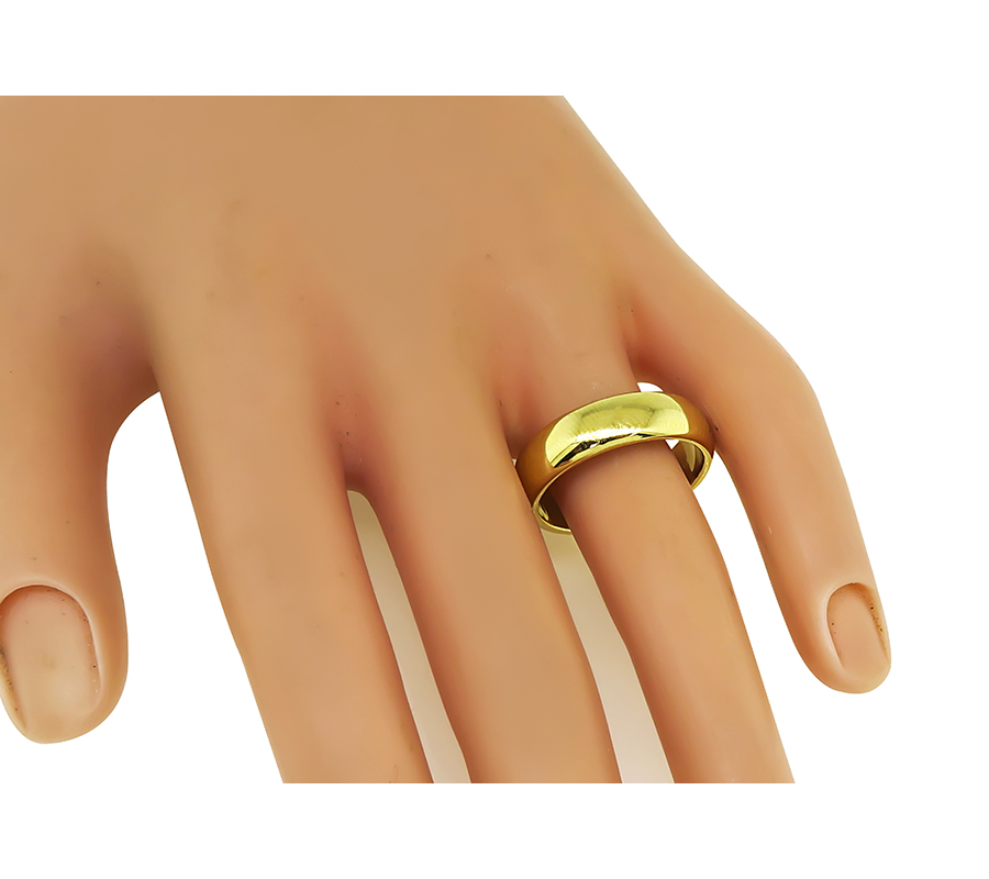 Estate Tiffany & Co Gold Wedding Band