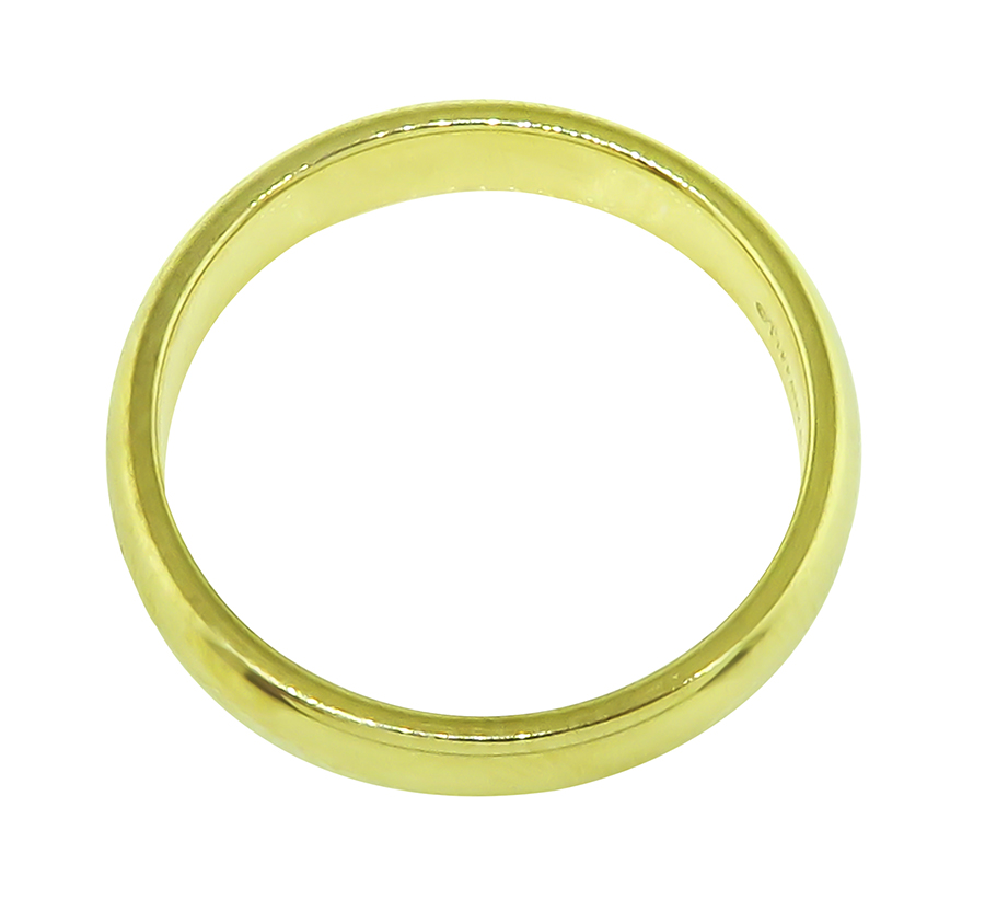 Estate Tiffany & Co. Gold Wedding Band
