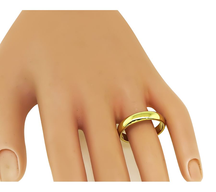 Estate Tiffany & Co. Gold Wedding Band