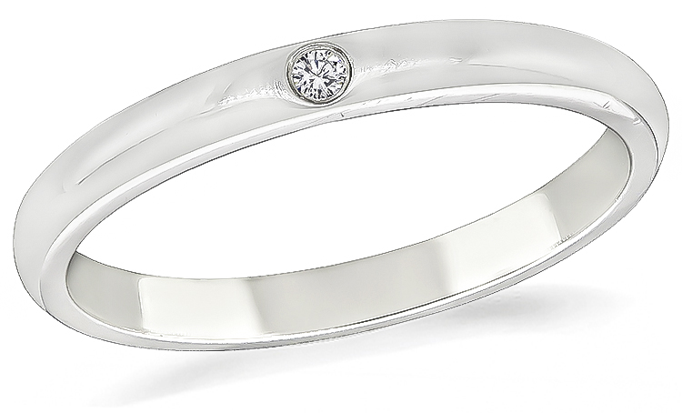 Estate Tiffany & Co Diamond Wedding Band