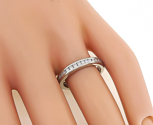 Estate 0.85ct Diamond Eternity Wedding Band