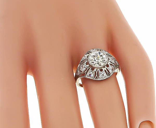 Vintage 1.52ct Diamond Engagement Ring