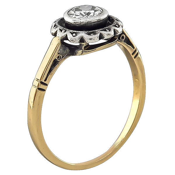Victorian 0.45ct Diamond Engagement Ring
