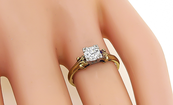 Victorian 0.45ct Diamond Engagement Ring