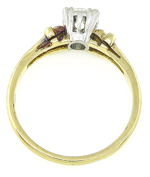 Victorian 0.45ct Diamond Engagement Ring