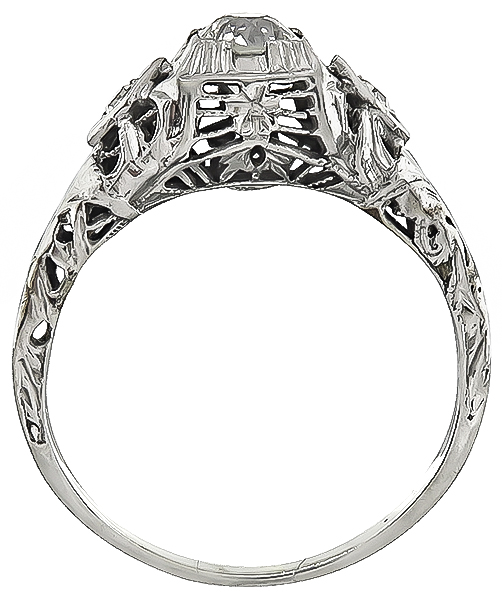 Edwardian 0.48ct Diamond Engagement Ring