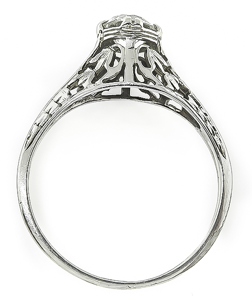 Edwardian 0.55ct Diamond Engagement Ring