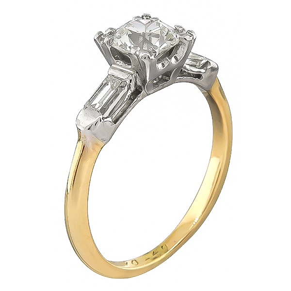 1940s 0.90ct Diamond Engagement Ring