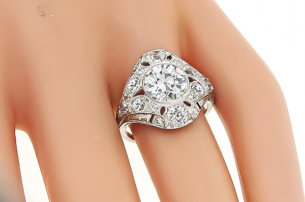 Vintage 1.81ct Diamond Engagement Ring