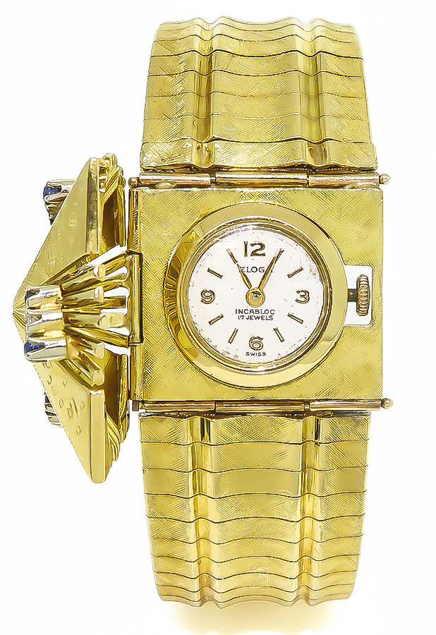 Vintage Eloga Incabloc 17 Jewels Gold Watch