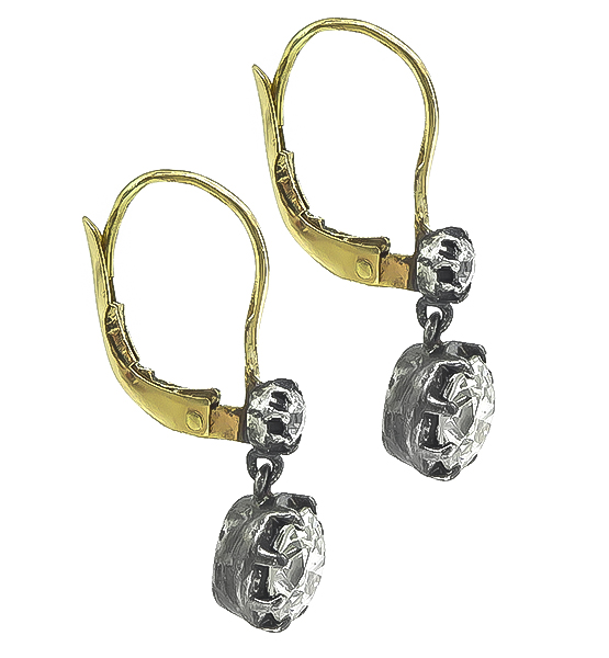 Vintage 2.12ct Diamond Earrings
