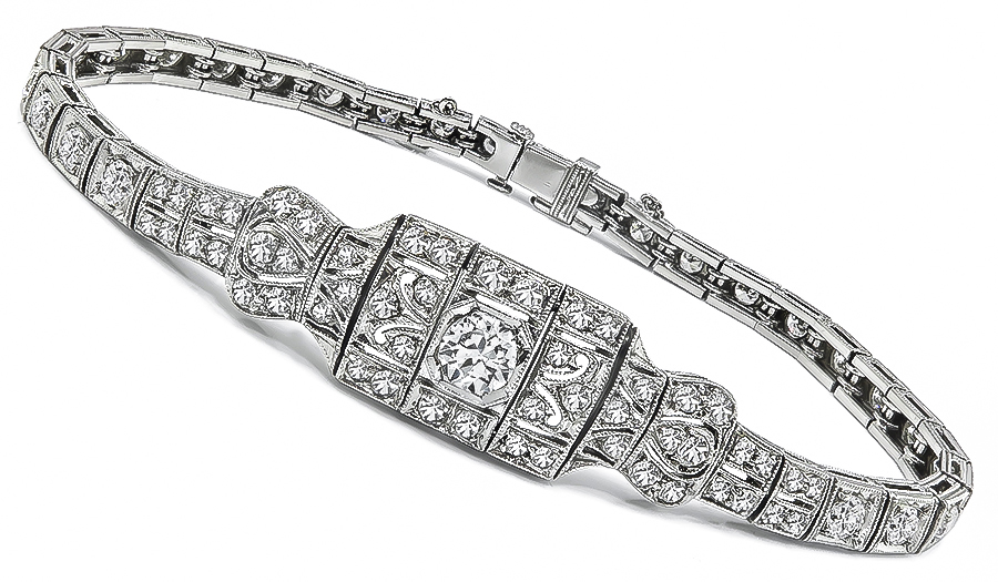 Estate 3.00ct Diamond Bracelet