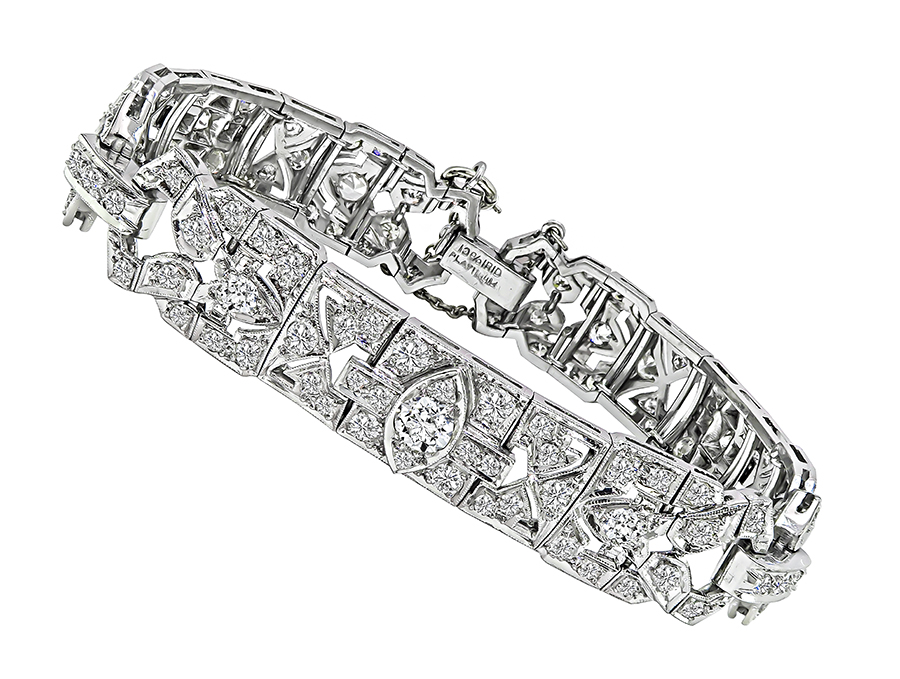 Vintage 3.50ct Diamond Bracelet