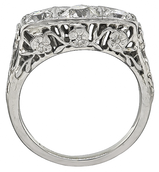 Vintage 1.00ct Diamond Anniversary Ring