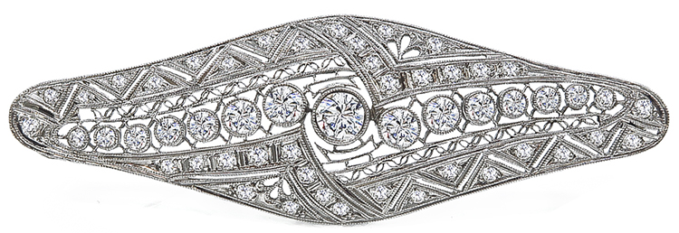 Edwardian 2.00ct Diamond Pin