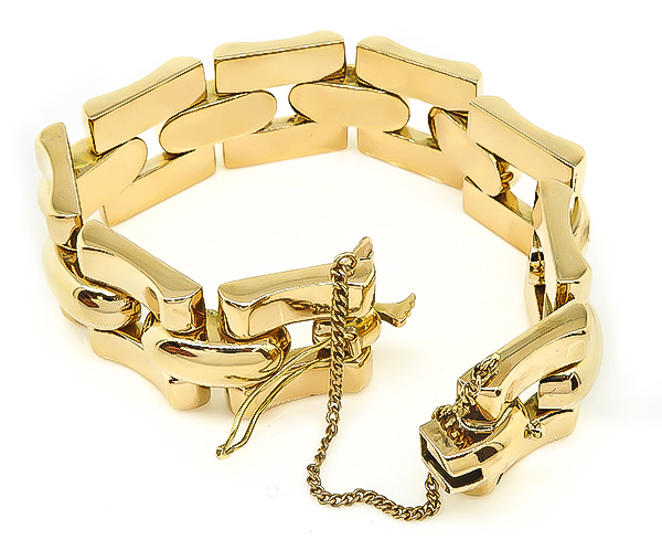 Vintage Gold Geometric Bracelet