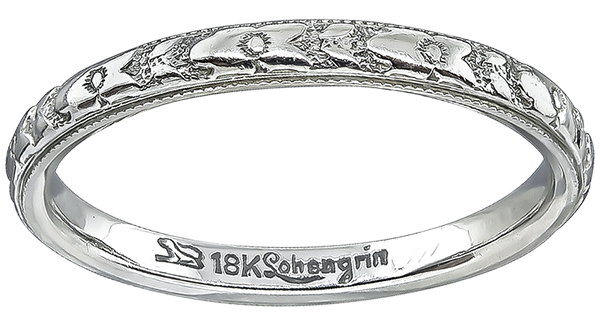 Edwardian Gold Wedding Band