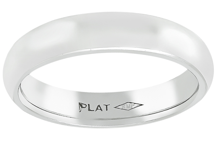 Estate 4mm Platinum Wedding Band