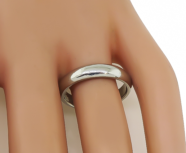 Estate 4mm Platinum Wedding Band