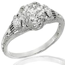 Diamond 18k White Gold  Engagement Ring