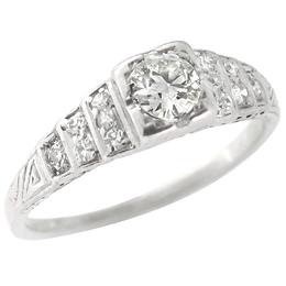 platinum engagement ring 1