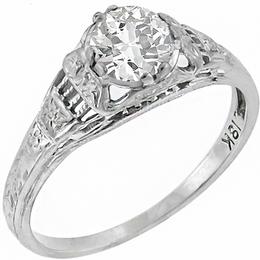 diamond platinum engagement ring 1