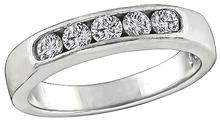 Estate 0.35ct Diamond Wedding Band