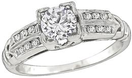 Estate 0.50ct Diamond Engagement Ring