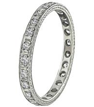 Estate 0.75ct Diamond Eternity Wedding Band