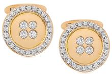 Estate 0.80ct Diamond Gold Cufflinks