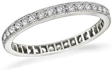 Estate 0.85ct Diamond Eternity Wedding Band