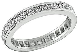 Estate 1.20ct Diamond Eternity Wedding Band Photo 1