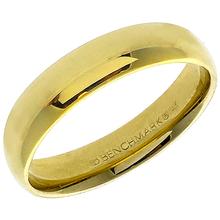 Estate 14k Yellow Gold Comfort Fit Wedding Band