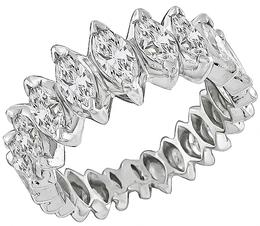 Estate 2.75ct Diamond Eternity Wedding Band Photo 1