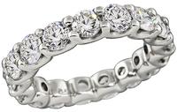 Estate 4.36ct Diamond Eternity Wedding Band