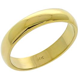 Gold Wedding Band 