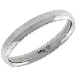 14k white gold wedding band 1