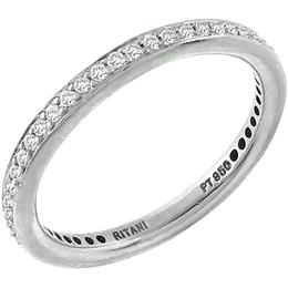 platinum diamond wedding band 1