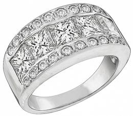 GIA Certified 3.31ct Diamond Ring Photo 1
