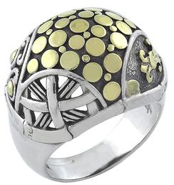 j hardy silver and gold ring photo 1