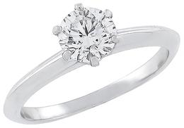 tiffany & co 0.76ct diamond engagement ring photo 1