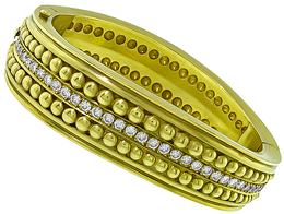 Vane Naltchayan 2.25ct Diamond Gold Bangle Photo 1