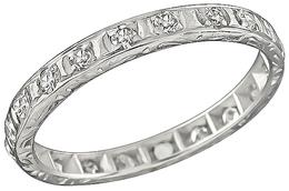 Vintage 0.60ct Diamond Eternity Wedding Band