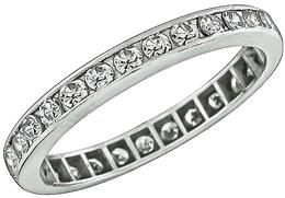 Vintage 0.85ct Diamond Eternity Wedding Band Photo 1