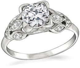 Vintage 0.90ct Diamond Engagement Ring