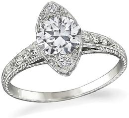 Vintage 1.16ct Diamond Engagement Ring